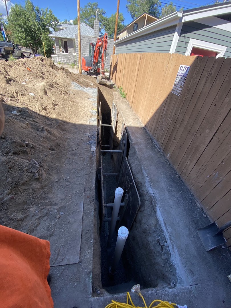 Drain line area inspected and cleaned by the crew